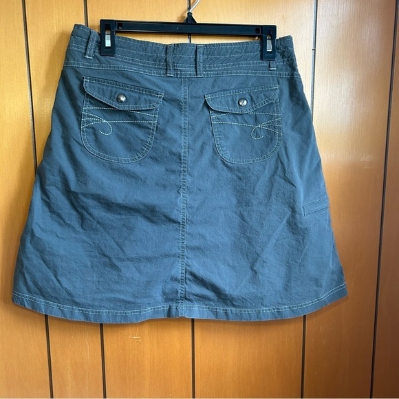 Kuhl Charcoal Grey Splash Cargo Skirt size 6 - Picture 5 of 9